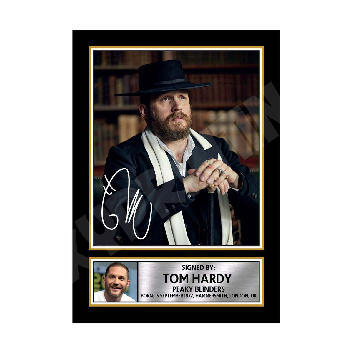 TOM HARDY 2 Tv Show Printed Signature Print – A1 Print Only