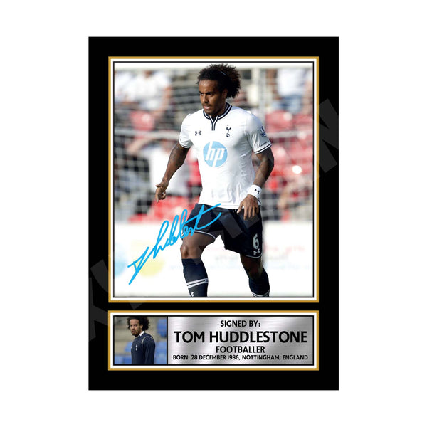 TOM HUDDLESTONE Football Player Printed Signature Print