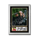 TOM LEHMAN 2 Limited Edition Golfer Signed Print - Golf