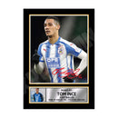 TOM THOMAS INCE HUDDERSFIELD Limited Edition Football Player Signed Print - Football