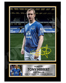 TONY HIBBERT Limited Edition Football Player Signed Print - Football