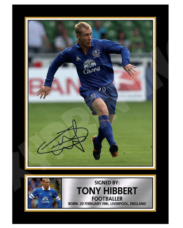 TONY HIBBERT 2 Football Player Printed Signature Print