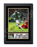 TONY WATT Limited Edition Football Player Signed Print - Football