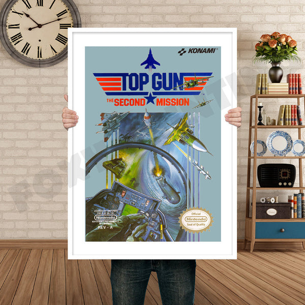 Topgun 2 Retro Game Inspired Theme Nintendo NES Gaming