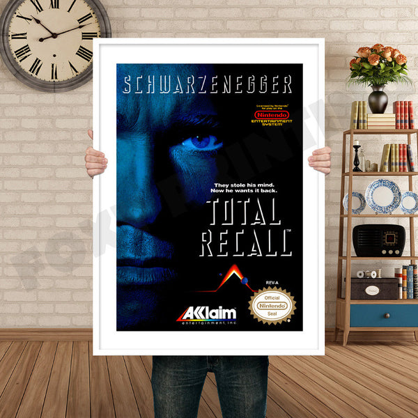Total Recall Retro Game Inspired Theme Nintendo NES Gaming