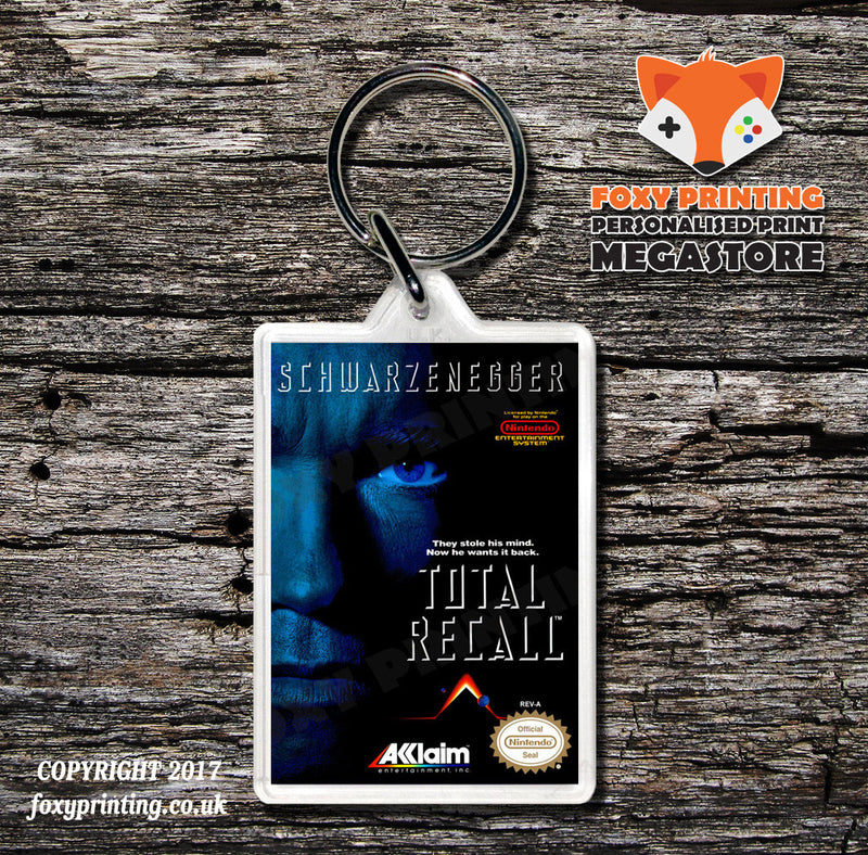 TOPGUN Retro NES Game Cover Art Gaming Keyring