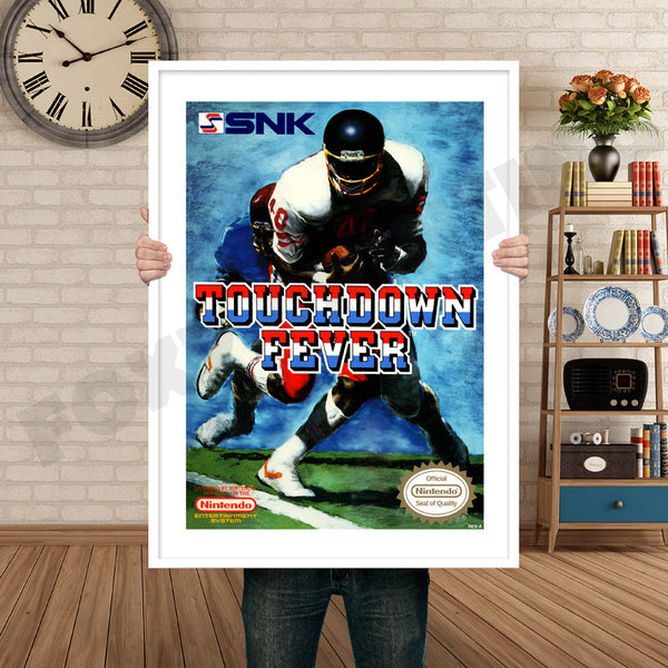 Touchdown Fever Retro Game Inspired Theme Nintendo NES Gaming