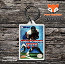 TOTALLY RAD Retro NES Game Cover Art Gaming Keyring