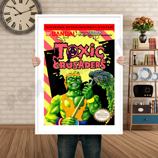 Toxic Crusaders Retro Game Inspired Theme Nintendo NES Gaming