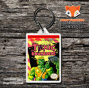 TOUCHDOWN FEVER Retro NES Game Cover Art Gaming Keyring