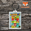 TOXIC CRUSADERS Retro NES Game Cover Art Gaming Keyring