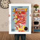 TRACK AND FIELD Retro GAME INSPIRED THEME Nintendo NES Gaming A4 A3 A2 Or A1 Poster Art 720