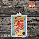 TRACK AND FIELD 2 Retro NES Game Cover Art Gaming Keyring