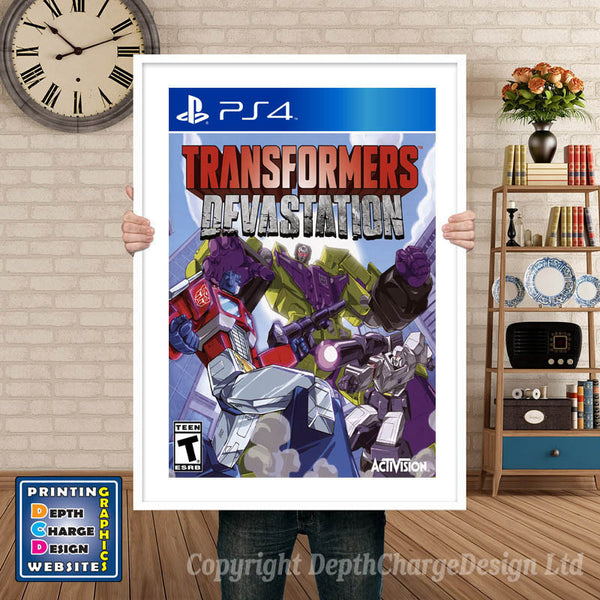 Transformers Devastation PS4 Game Inspired Theme PS4 Game Inspired Theme Retro