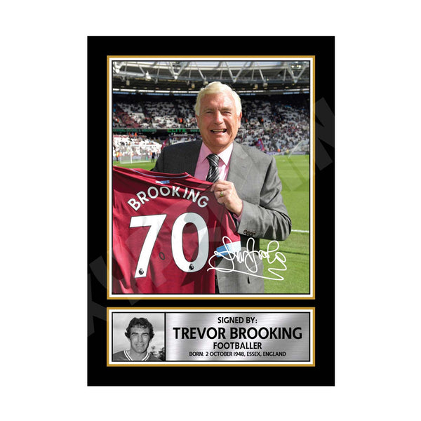 TREVOR BROOKING Football Player Printed Signature Print