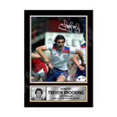 TREVOR BROOKING 2 Limited Edition Football Player Signed Print - Football