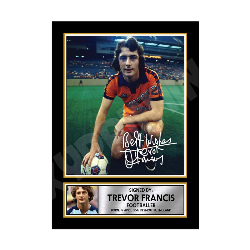 Trevor Francis 2 Limited Edition Football Player Signed Print - Football