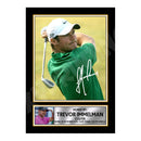 TREVOR IMMELMAN Limited Edition Golfer Signed Print - Golf