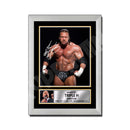 TRIPLE H 2 Limited Edition MMA Wrestler Signed Print - MMA Wrestling