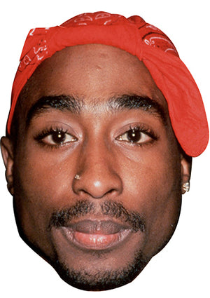Tupac Shakur Face Mask – Fancy Dress Cardboard Costume Mask