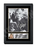TWIGGY LAWSON Limited Edition Football Player Signed Print - Football