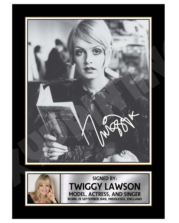 TWIGGY LAWSON Football Player Printed Signature Print