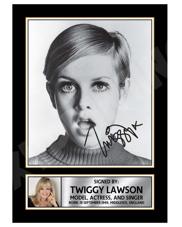 TWIGGY LAWSON 2 Football Player Printed Signature Print
