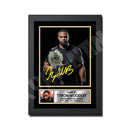 TYRON WOODLEY Limited Edition MMA Wrestler Signed Print - MMA Wrestling
