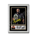 TYRON WOODLEY Limited Edition MMA Wrestler Signed Print - MMA Wrestling