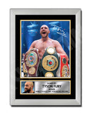 TYSON FURY Limited Edition Boxer Signed Print - Boxing