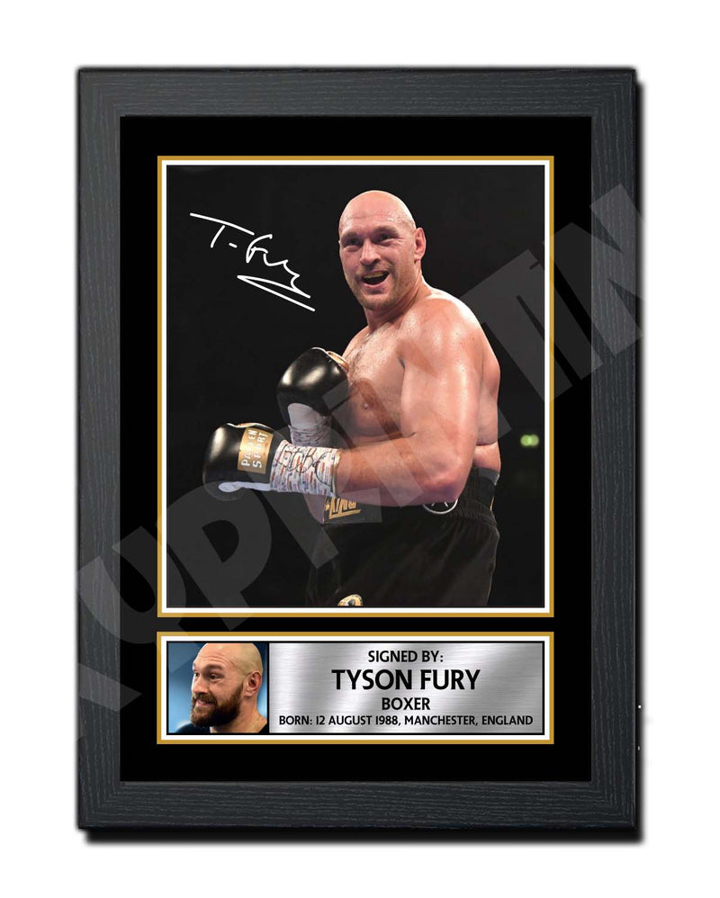 TYSON FURY 2 Limited Edition Boxer Signed Print - Boxing