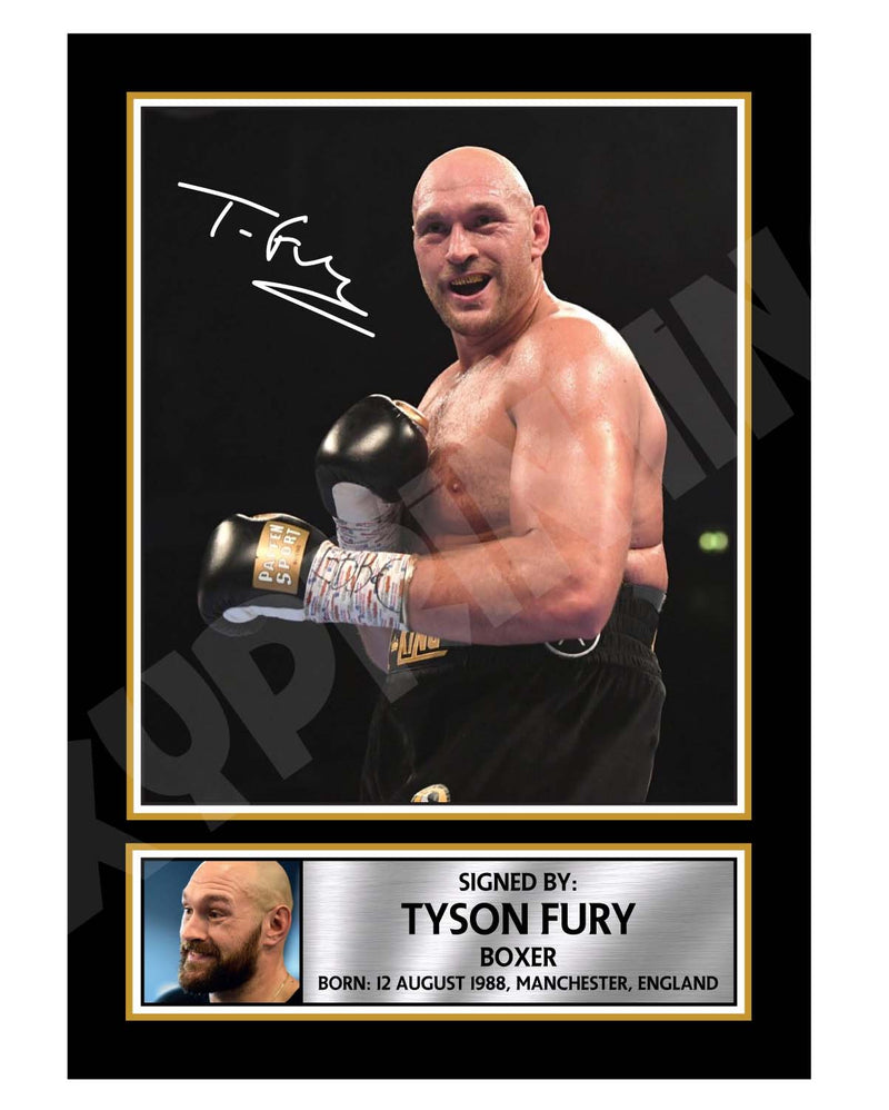 TYSON FURY 2 Limited Edition Boxer Signed Print - Boxing