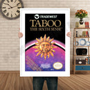 Taboo Retro GAME INSPIRED THEME Nintendo NES Gaming A4 A3 A2 Or A1 Poster Art 575