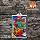 Tag Team Wrestling Retro NES Game Cover Art Gaming Keyring