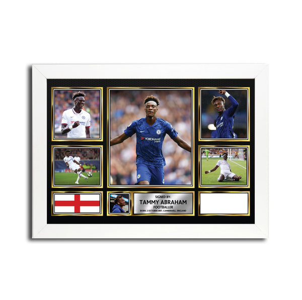 Tammy Abraham MC1694 – Black Frame Printed Signature Football Poster