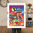 Tandc 2 Thrill As Sufari Retro GAME INSPIRED THEME Nintendo NES Gaming A4 A3 A2 Or A1 Poster Art 573