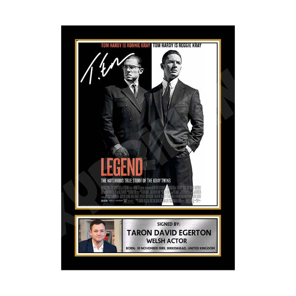 Taron Egerton 2 Movie Printed Signature Print