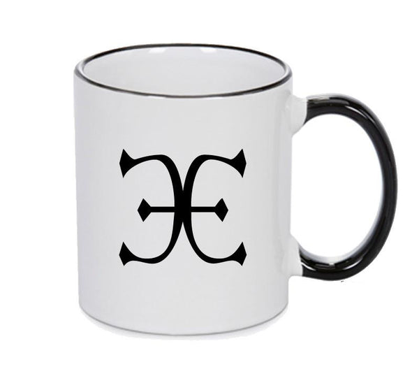 Tartar Black Handle Alchemy Mug GOTHIC GOTH HORROR STARS HORROSCOPE BLACK MAGIC MUG