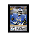 Tavon Wilson Limited Edition Football Signed Print - American Footballer