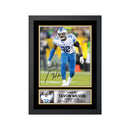Tavon Wilson 2 Limited Edition Football Signed Print - American Footballer