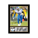 Tavon Wilson 2 Limited Edition Football Signed Print - American Footballer