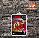Taz-Mania Game Inspired Retro Gaming Keyring