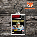 Tecmo Super Bowl Game Inspired Retro Gaming Keyring