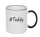 Personalised Your CUSTOM Name Teddy Printed Mug