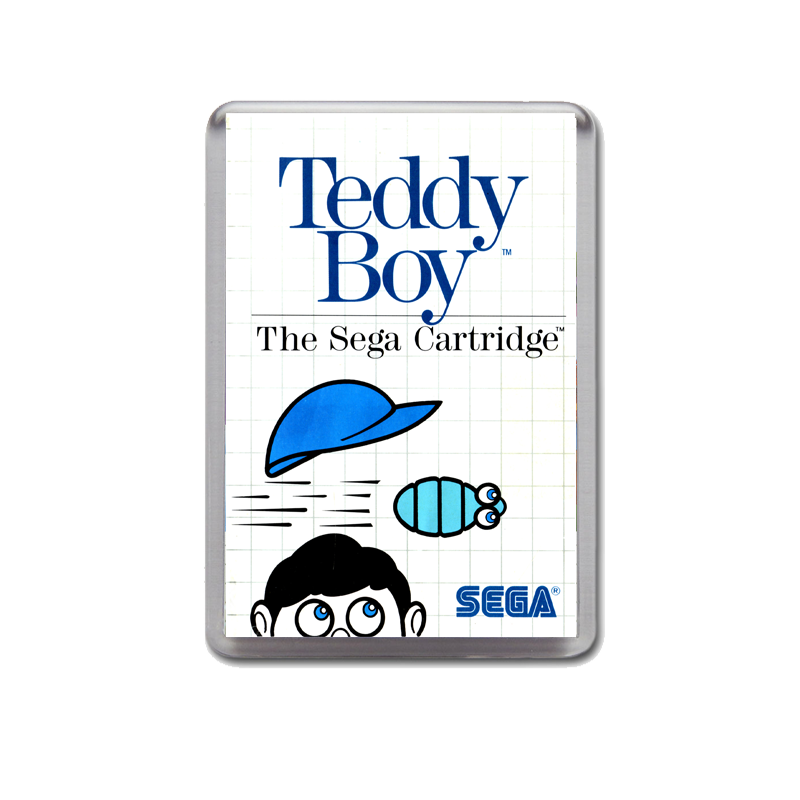 Teddy Boy 2 Sega Master System Game Inspired Fridge Magnet