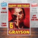 Personalised Tekken Cover Inspired Style Game Kids Inspired Birthday Card (SA)