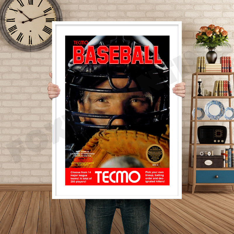 Temco Baseball Retro GAME INSPIRED THEME Nintendo NES Gaming A4 A3 A2 Or A1 Poster Art 579