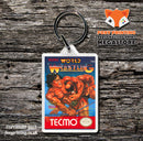 Temco Super Bowl Retro NES Game Cover Art Gaming Keyring