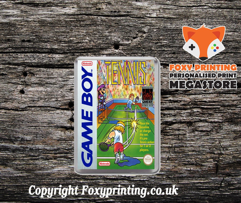 Tennis Nintendo DS Style Retro Gaming Magnet
