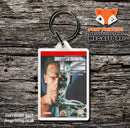 Tennis Retro NES Game Cover Art Gaming Keyring